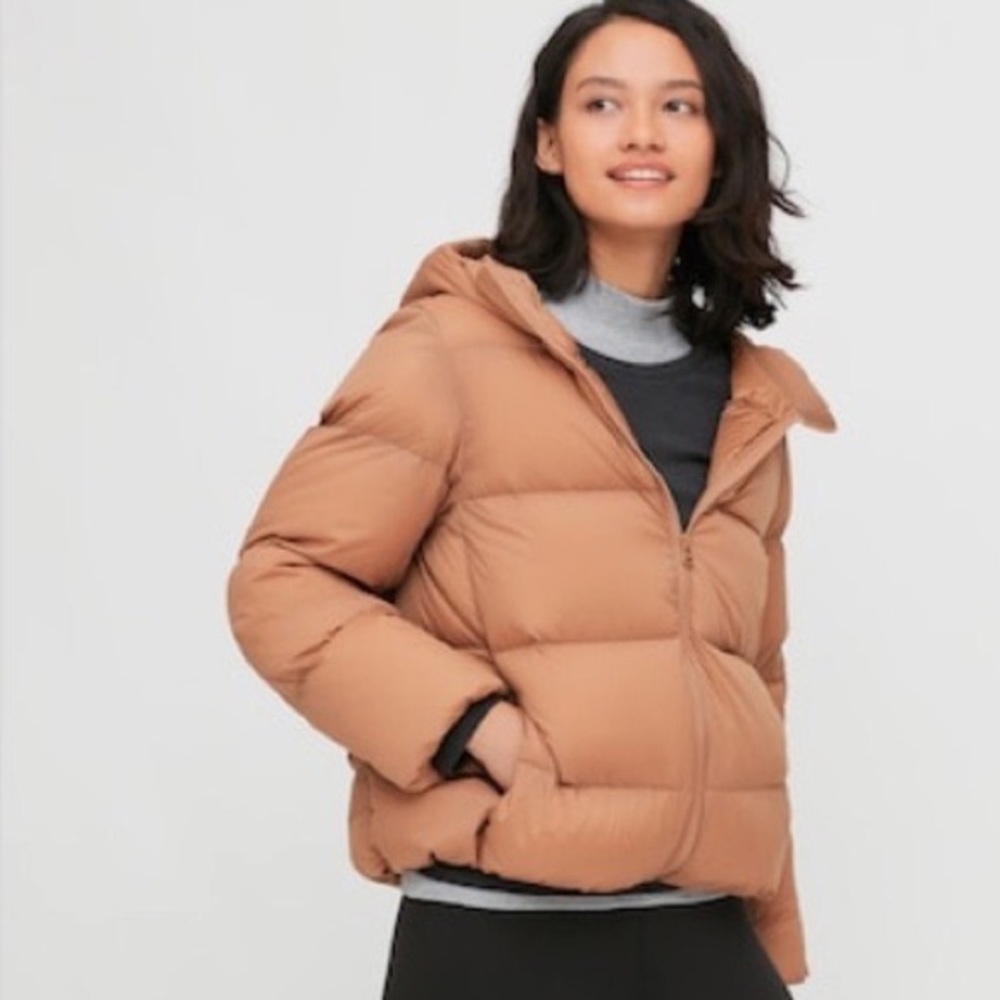 Uniqlo womens down puffer jacket - like new!!